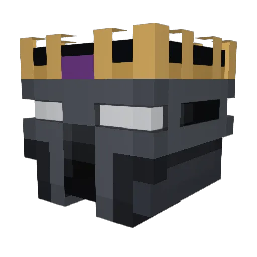 BudhaG Minecraft avatar head, 3D render
