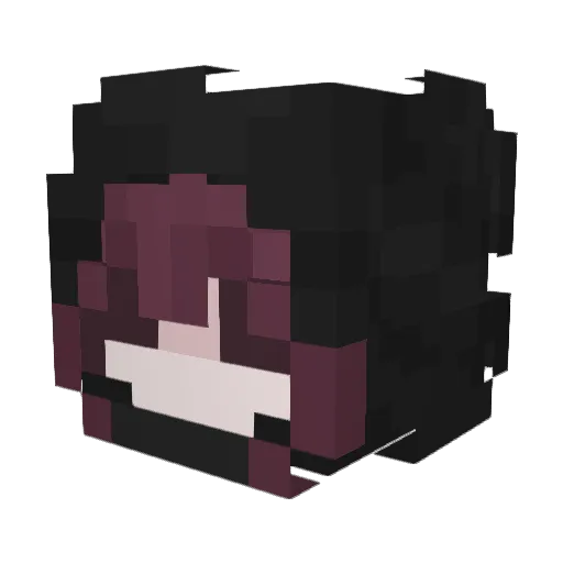 Bueny06 Minecraft avatar head, 3D render