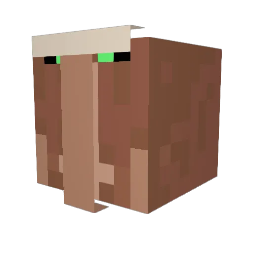 Buenzlimaa Minecraft avatar head, 3D render