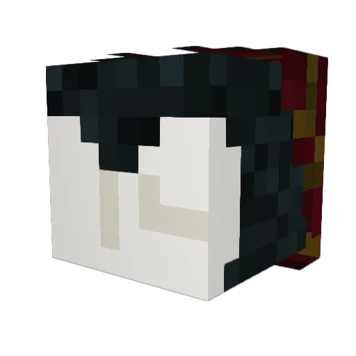 Buer42 Minecraft avatar head, 3D render
