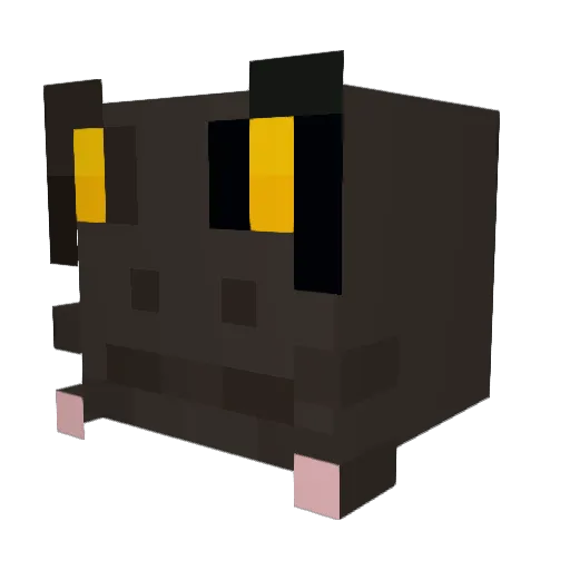 Bufaar Minecraft avatar head, 3D render