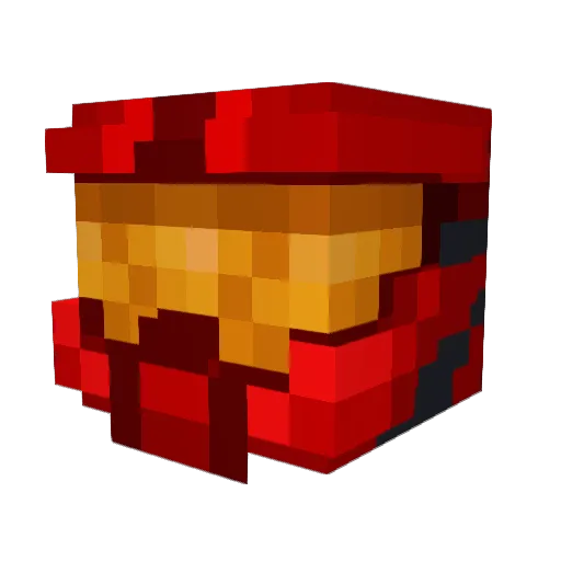 BuffPotatoz Minecraft avatar head, 3D render