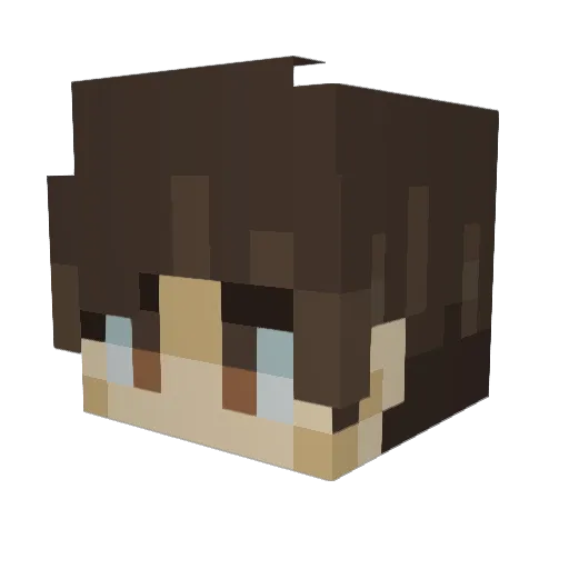 Buff_Ross Minecraft avatar head, 3D render