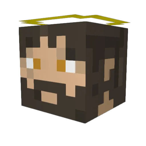 Buff__Jesus Minecraft avatar head, 3D render