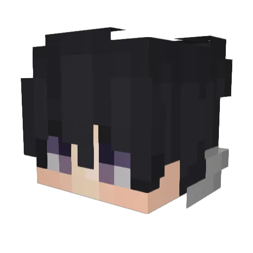 BuffaGamer Minecraft avatar head, 3D render