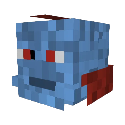 BuffaloSoldier_ Minecraft avatar head, 3D render