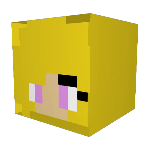 Buffy2000 Minecraft avatar head, 3D render