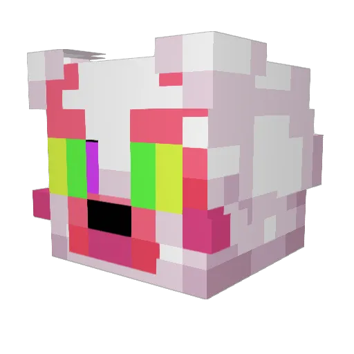 Buford_Manning Minecraft avatar head, 3D render