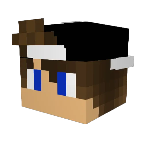 Buford__ Minecraft avatar head, 3D render
