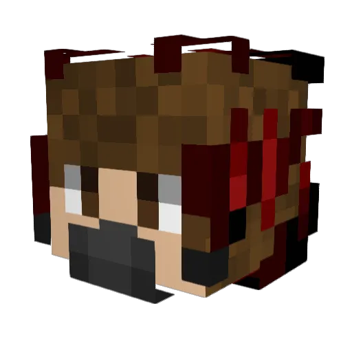 BugBauer Minecraft avatar head, 3D render