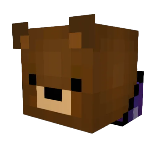 BugCoc Minecraft avatar head, 3D render