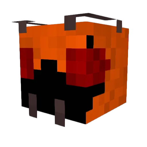 BugLife Minecraft avatar head, 3D render