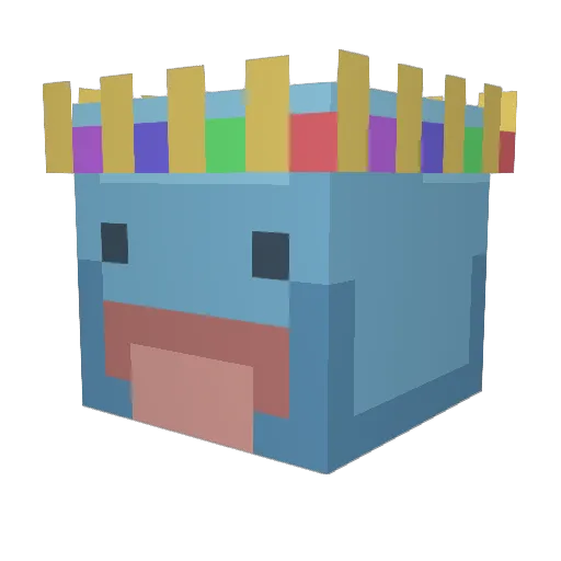 BugMunch_ Minecraft avatar head, 3D render