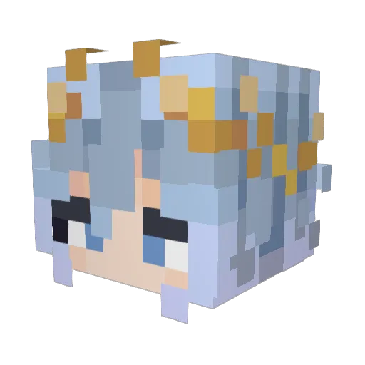 BugOnYourWall Minecraft avatar head, 3D render