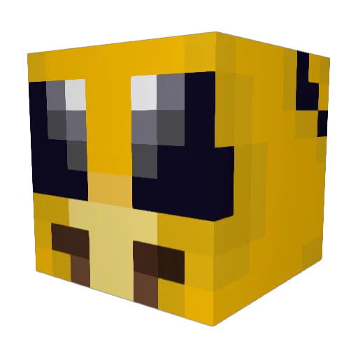 BugSittingOnRock Minecraft avatar head, 3D render