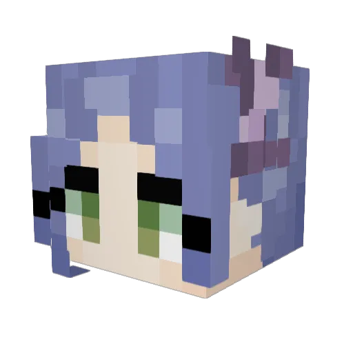 Bug_Tooth Minecraft avatar head, 3D render