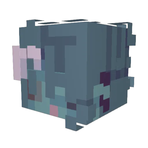 Bugabye Minecraft avatar head, 3D render
