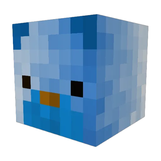 Bugatti14509 Minecraft avatar head, 3D render