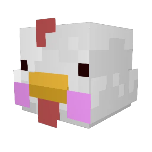 BugattiLover63 Minecraft avatar head, 3D render