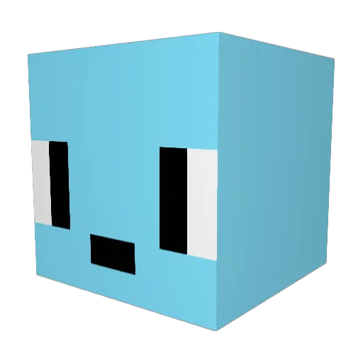 BuggBugg22 Minecraft avatar head, 3D render
