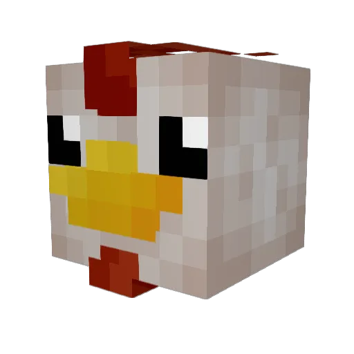 Bugga1015 Minecraft avatar head, 3D render