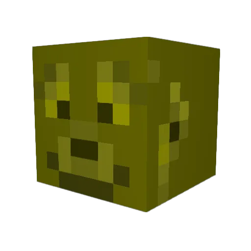 Buggabear Minecraft avatar head, 3D render