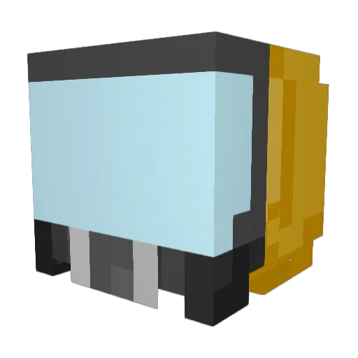 BuggatiQ Minecraft avatar head, 3D render