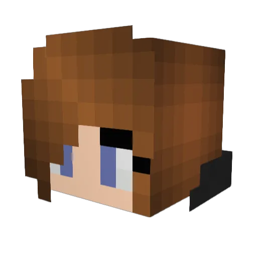BuggieT01 Minecraft avatar head, 3D render
