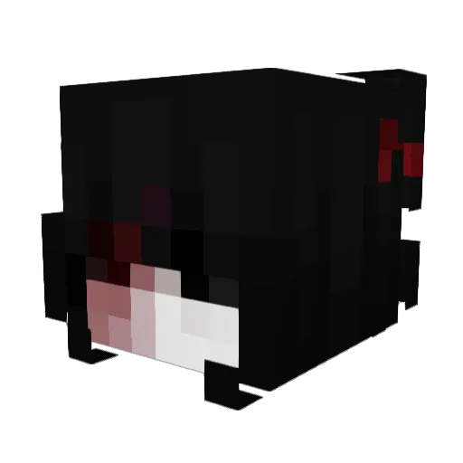 Buggie_b Minecraft avatar head, 3D render