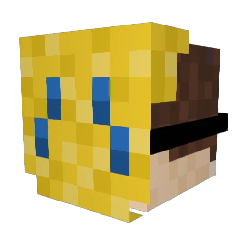 Buggis6027 Minecraft avatar head, 3D render