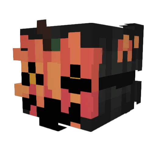 Bugglemaster Minecraft avatar head, 3D render
