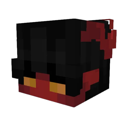Buggy197 Minecraft avatar head, 3D render