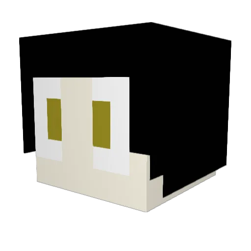 Buglove2002 Minecraft avatar head, 3D render