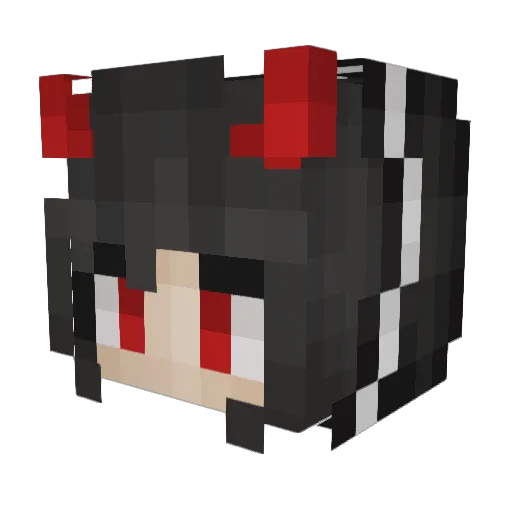 BugmarkII Minecraft avatar head, 3D render