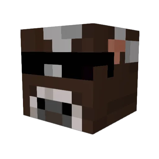 Bugo05 Minecraft avatar head, 3D render