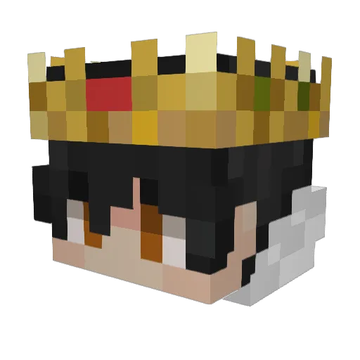 BugoHugo10 Minecraft avatar head, 3D render
