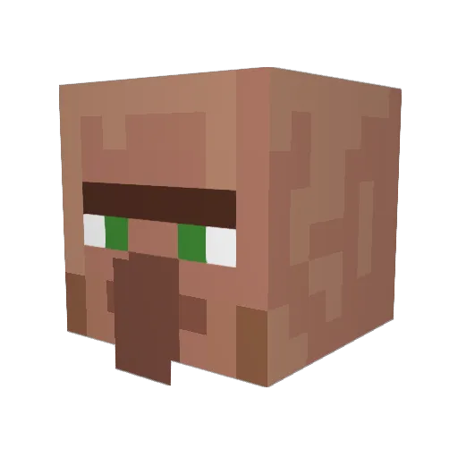 BugraOz Minecraft avatar head, 3D render