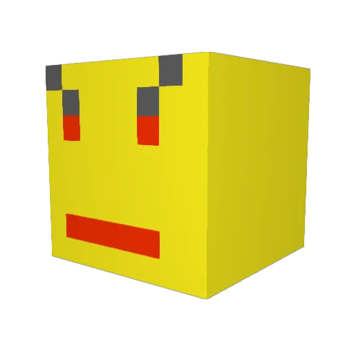 Bugra_1905 Minecraft avatar head, 3D render