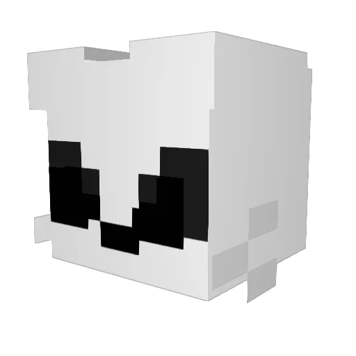 BugsyRabbit2004 Minecraft avatar head, 3D render