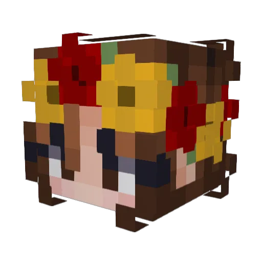 Bugsy_bunny1011 Minecraft avatar head, 3D render