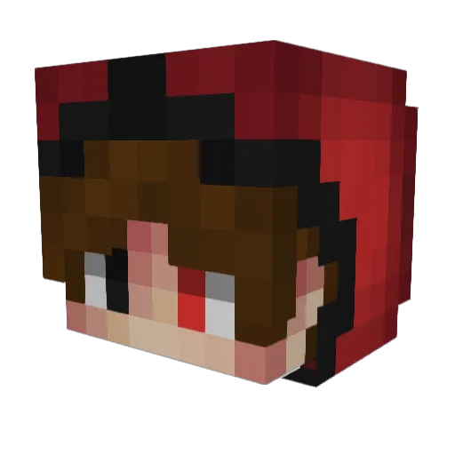 BugundeFlezzy Minecraft avatar head, 3D render