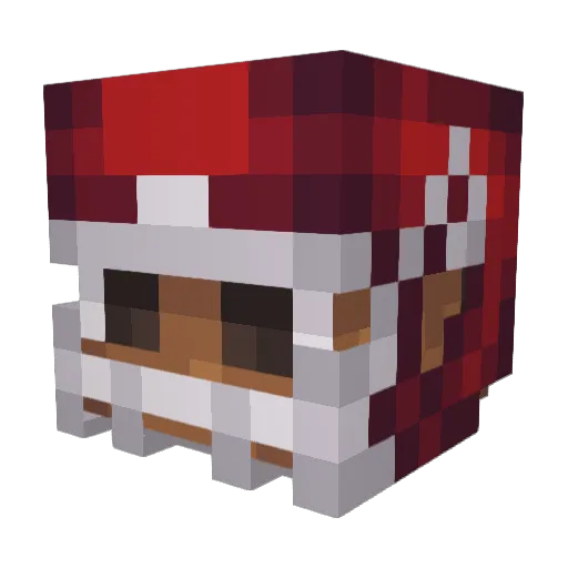 Bugzilla Minecraft avatar head, 3D render