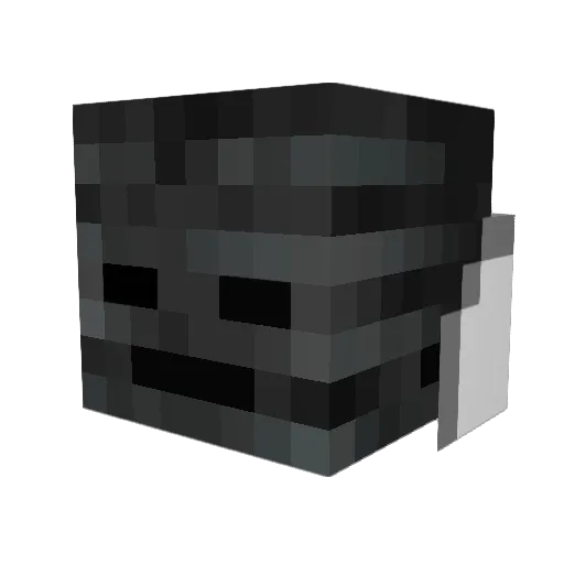 Buhanad Minecraft avatar head, 3D render