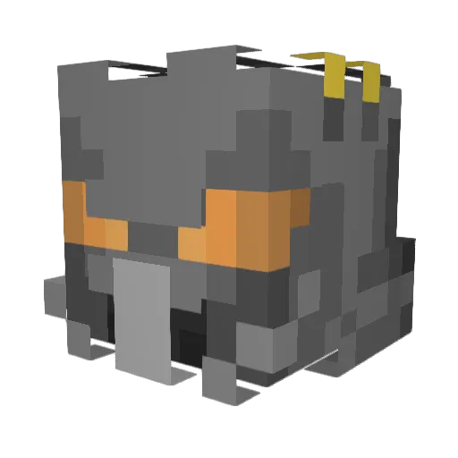 Buhehowicz Minecraft avatar head, 3D render