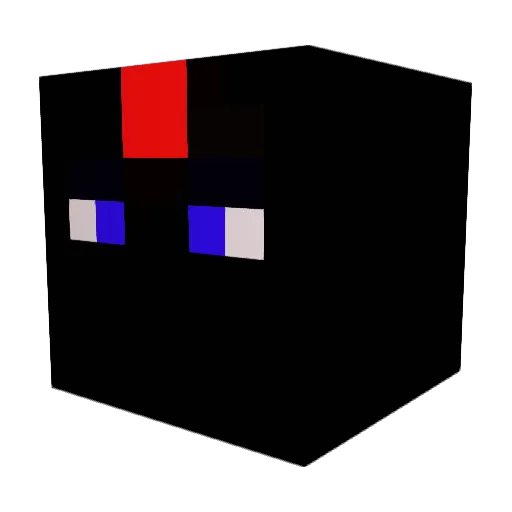 BuildAWall2017 Minecraft avatar head, 3D render