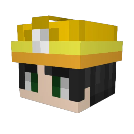 Build_Boi Minecraft avatar head, 3D render