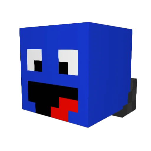 Builder2k15 Minecraft avatar head, 3D render