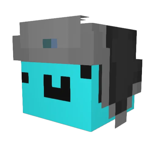 BuilderEats Minecraft avatar head, 3D render