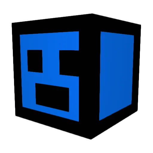 BuildingMecha Minecraft avatar head, 3D render
