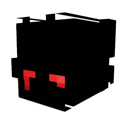 BuiltD1ffer3nt Minecraft avatar head, 3D render